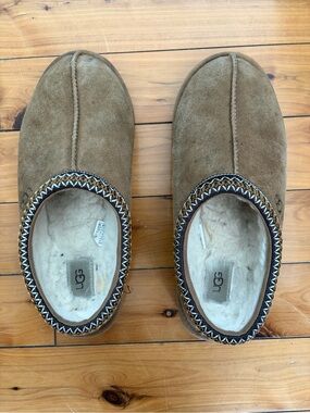 UGG Men's Chestnut Brown Suede Tasman Slip-Ons